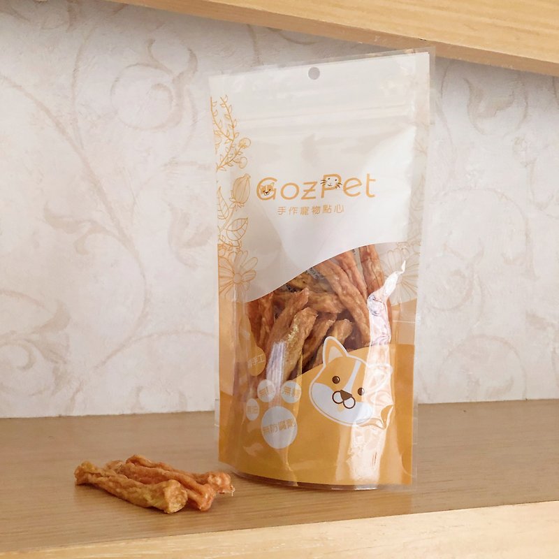 【GozPet菓子舖】雞肉脆脆條-原味(包) 70g - 寵物零食/肉乾 - 新鮮食材 