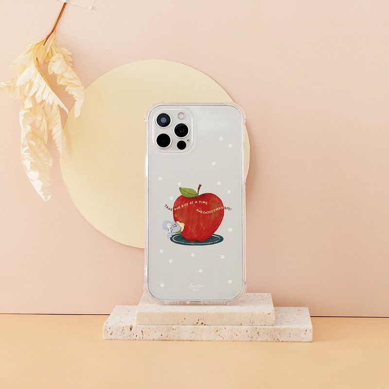 Mandie蘋果咬一口全氣囊防摔iPhone手機殼 - 手機殼/手機套 - 塑膠 透明
