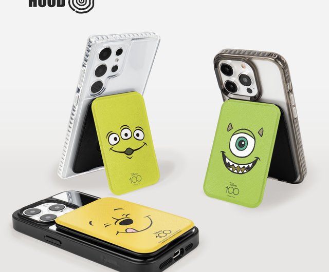 柄豊富】ディズニー100周年記念 フリッピーマグネットレザーカード