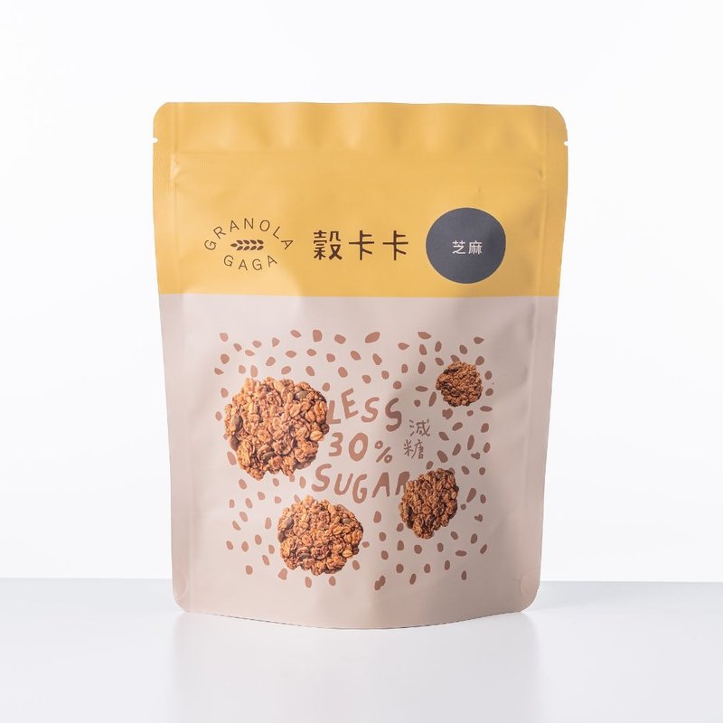 New packaging launched [Sugar Reduction Series-Sesame 160g] Gukaka Oatmeal Crisps - ซีเรียล - อาหารสด 