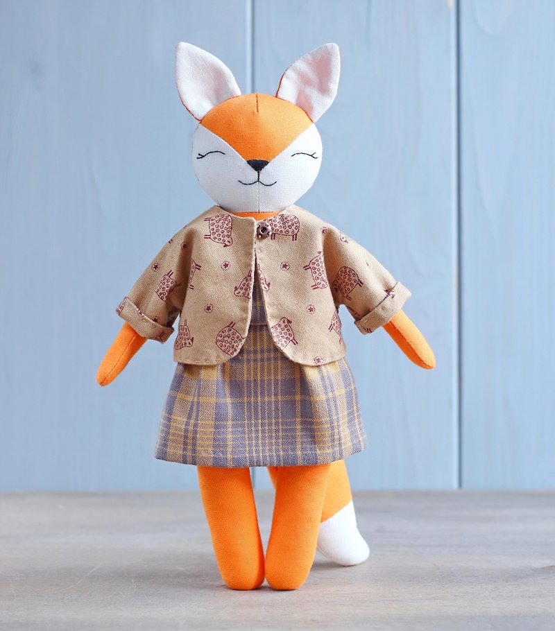 PDF Large Fox Doll Sewing Pattern