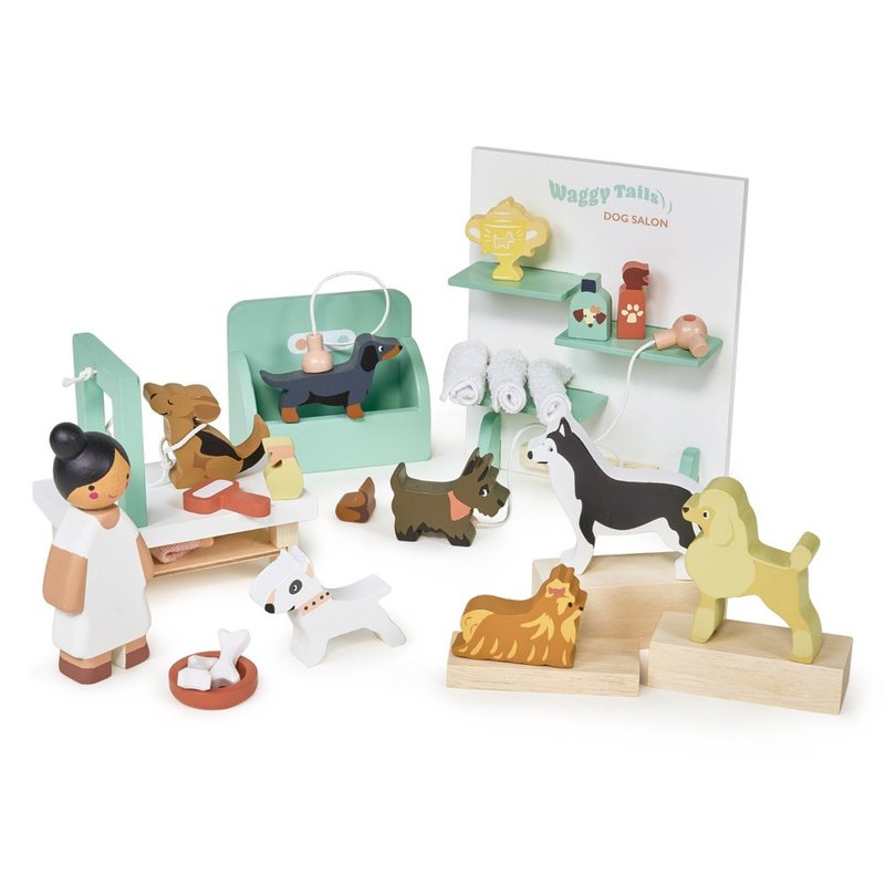 Waggy Tails Dog Salon - Kids' Toys - Wood 