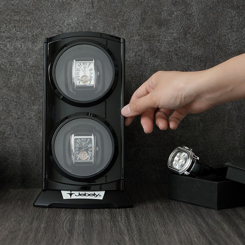 【LIFEMATE】Jebely | Mechanical watch automatic winding box JBW015 - นาฬิกาผู้ชาย - พลาสติก สีดำ