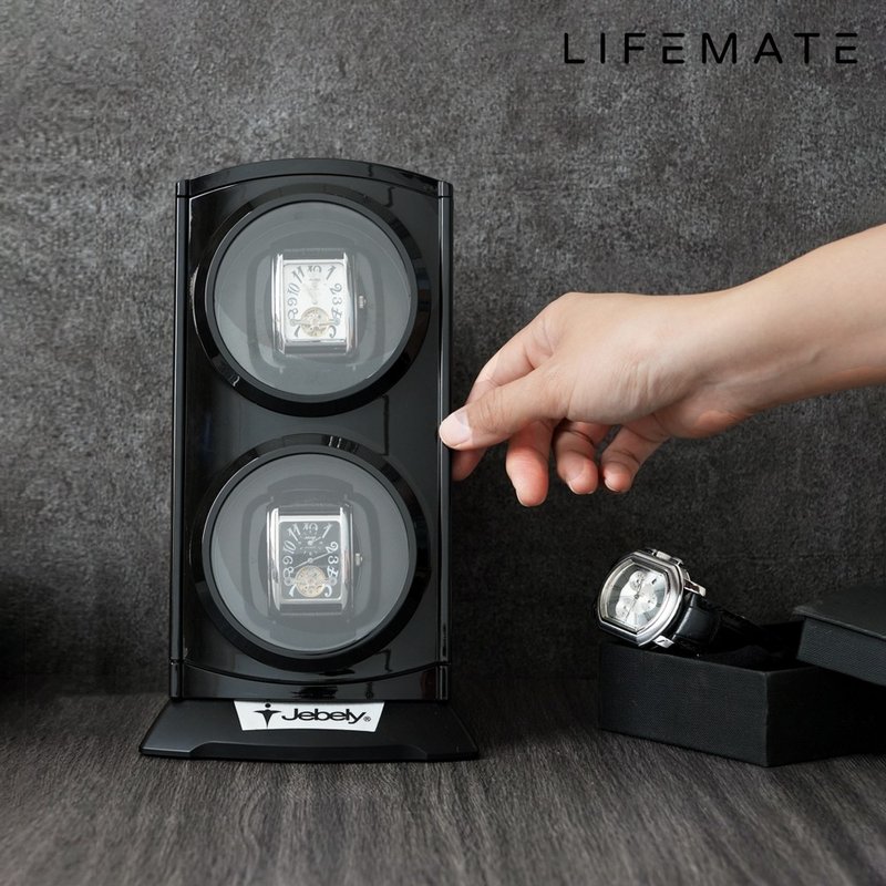 【LIFEMATE】Jebely | 機械手錶自動上鍊盒 JBW015 - 男錶/中性錶 - 塑膠 黑色