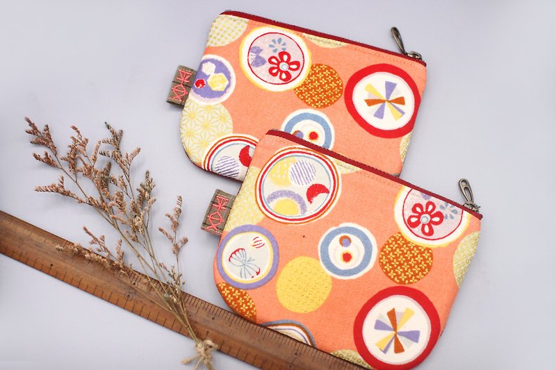 Ping Le Small Pack - Japan Handball, double-sided double-colored touch wallet - Wallets - Cotton & Hemp Yellow