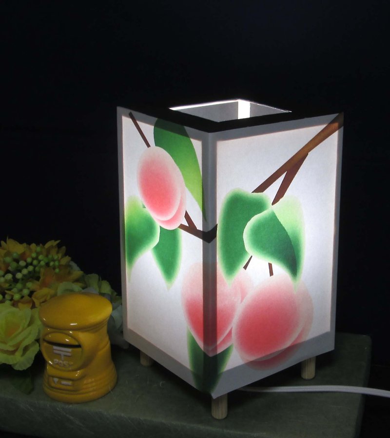 Mamegata ・ dream light Peach's youthful singing song Enjoy the taste of the decoration light stand !! - โคมไฟ - กระดาษ หลากหลายสี