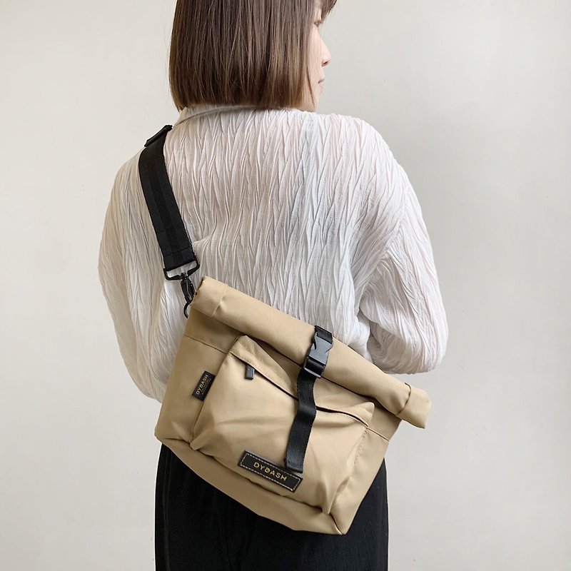【Transformable Waist Bag 】Cross body Bag/ Walking Bag(khaki) - Messenger Bags & Sling Bags - Waterproof Material 