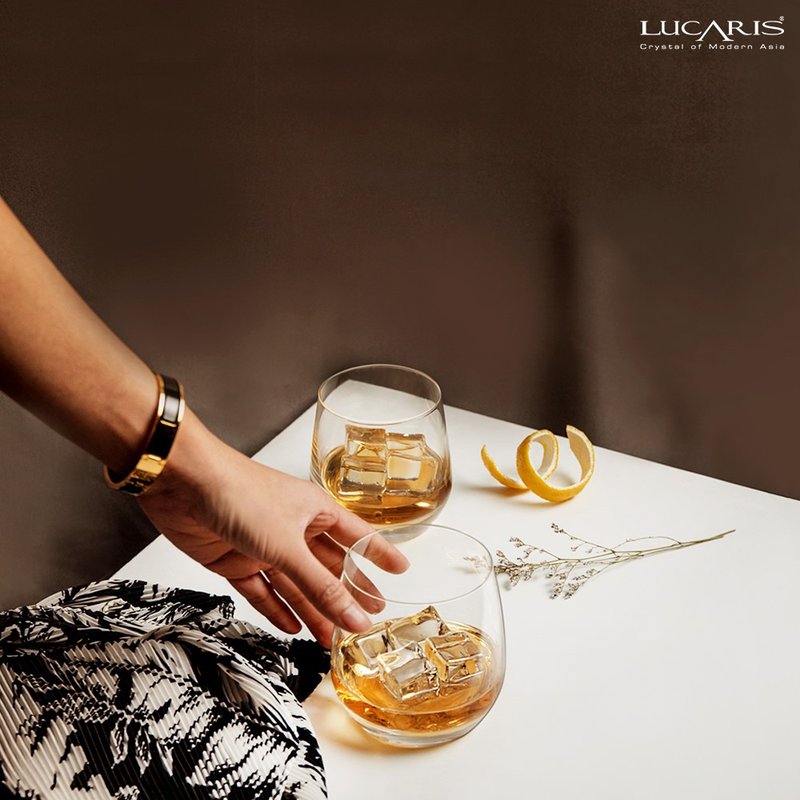 Lucaris Lead-Free Crystal Glass Whiskey Glasses 8 Types Bangkok Shanghai Hong Kong Classic Series - แก้วไวน์ - แก้ว ขาว