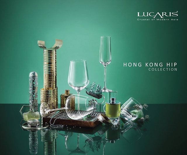 ルカリス鉛フリークリスタルガラスウイスキーガラス8バンコク上海香港 