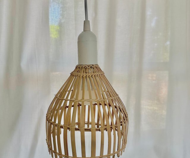 bamboo wicker lampshade