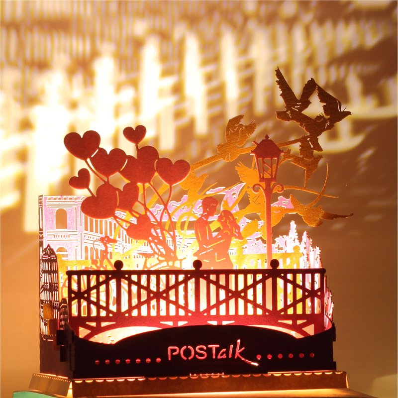 Love Bridge - POSTalk Light Model (LM-31) - Cards & Postcards - Other Materials Multicolor