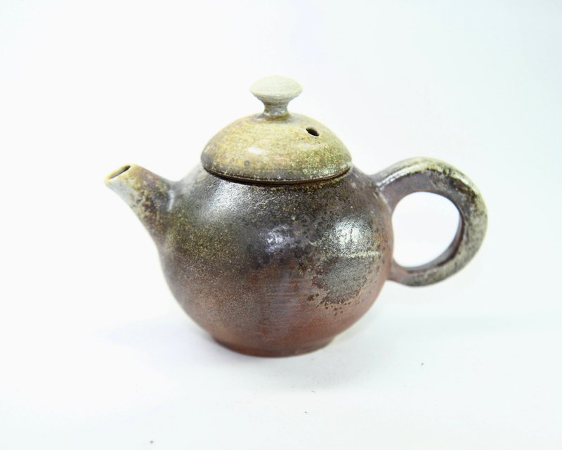 藏菁ㅣ柴燒手作 茶壺 - 茶壺/茶杯/茶具 - 陶 