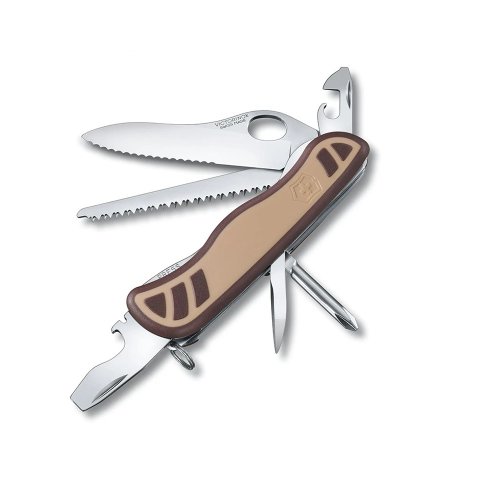 城市視角 VICTORINOX 瑞士維氏 瑞士刀 10用/111mm 咖啡 0.8461.MWC941