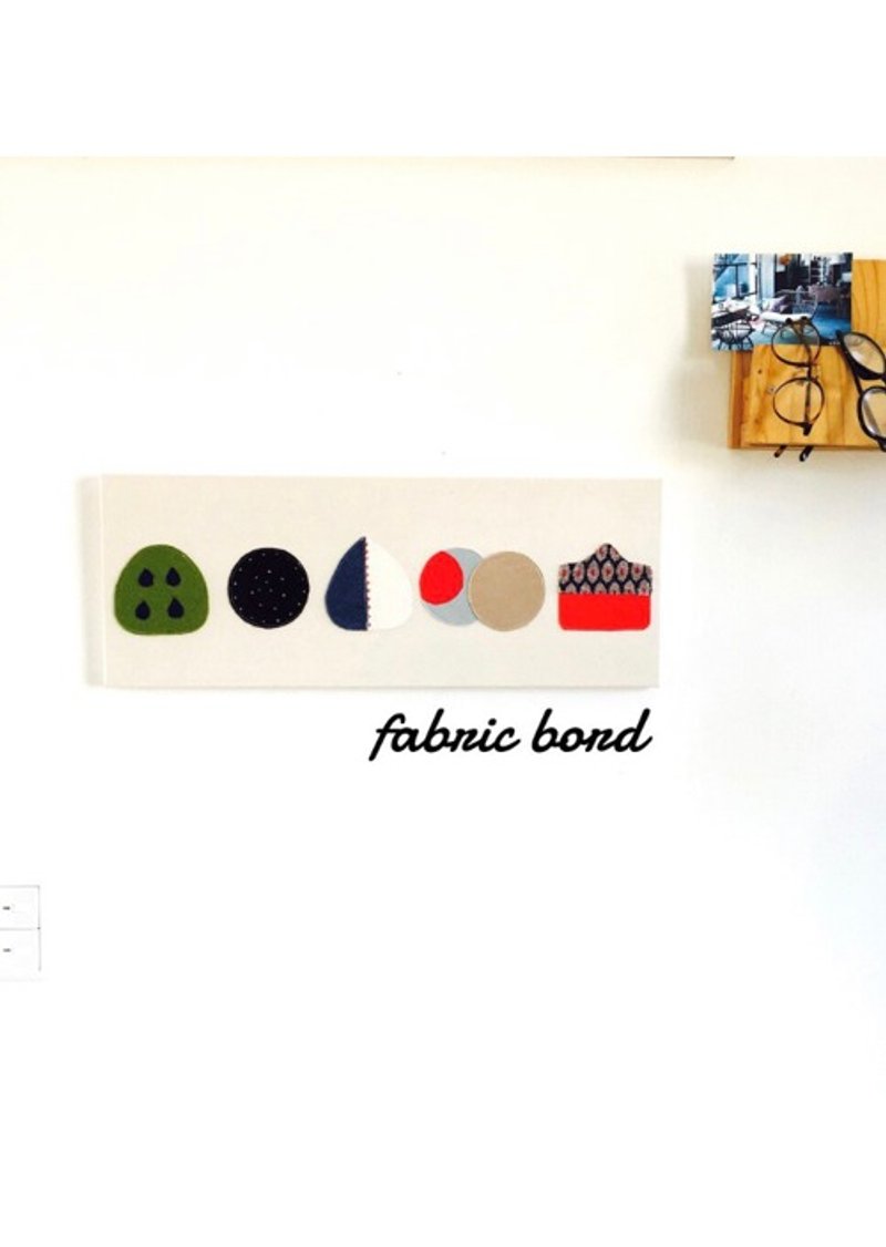 Fabric panel Poor personality White single - ของวางตกแต่ง - ผ้าฝ้าย/ผ้าลินิน 