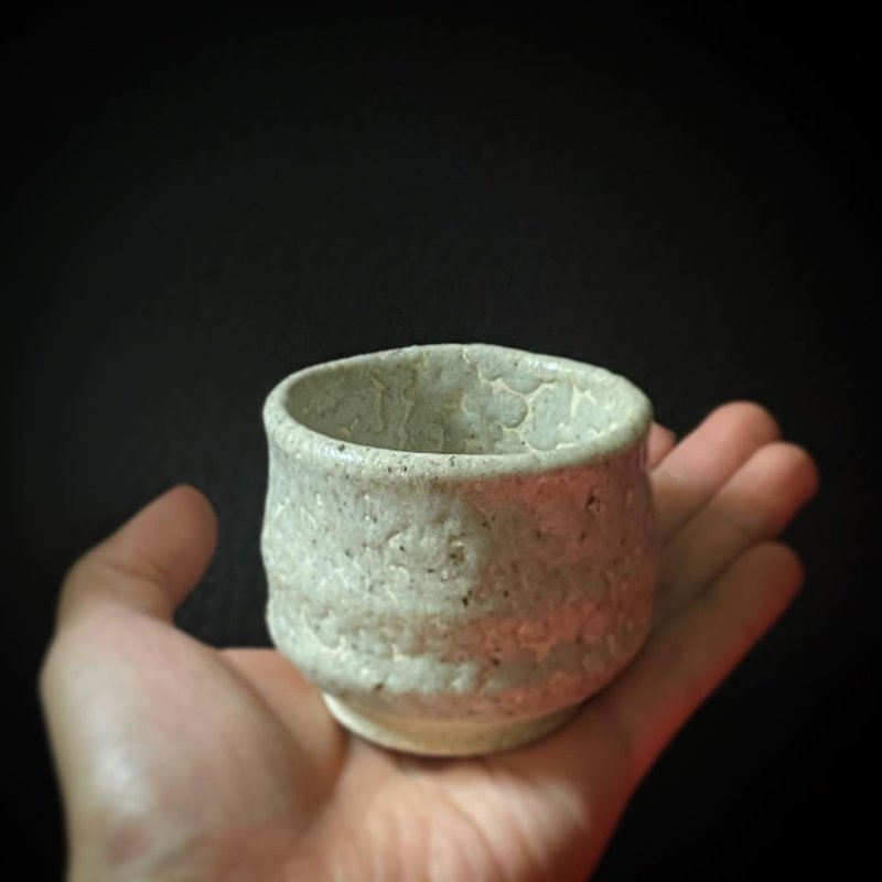 志野燒茶杯 - 茶壺/茶杯/茶具 - 陶 灰色