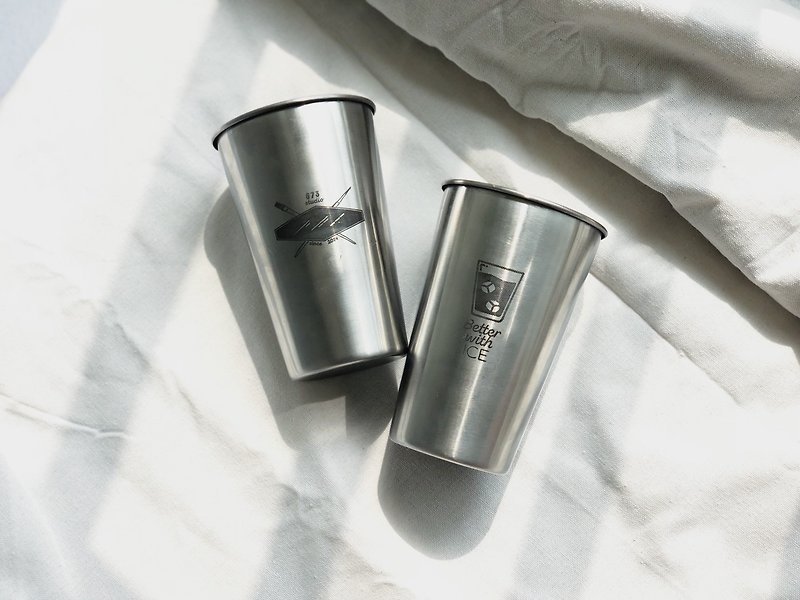 Better with ice stainless steel cup - แก้ว - สแตนเลส สีเงิน