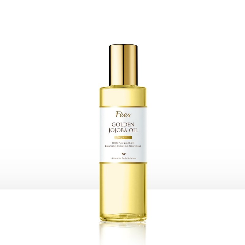 【Fees】Organic Golden Jojoba Oil (118ml) - ผลิตภัณฑ์บำรุงผิว/น้ำมันนวดผิวกาย - วัสดุอื่นๆ ขาว