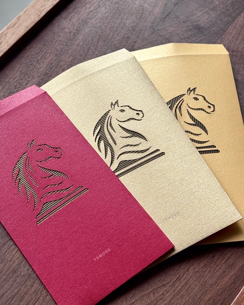Year of the Horse: A Worthy Opponent - Creative Red Envelopes (Set of 2) - Chinese New Year - Paper Red