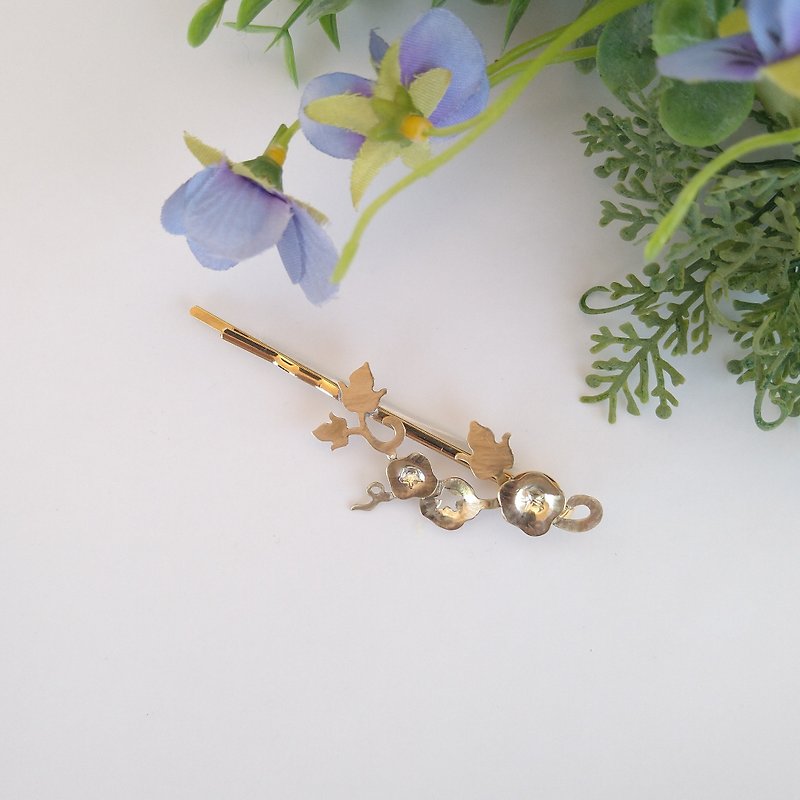 Morning glory hairpin a type or b type - Hair Accessories - Other Metals Gold
