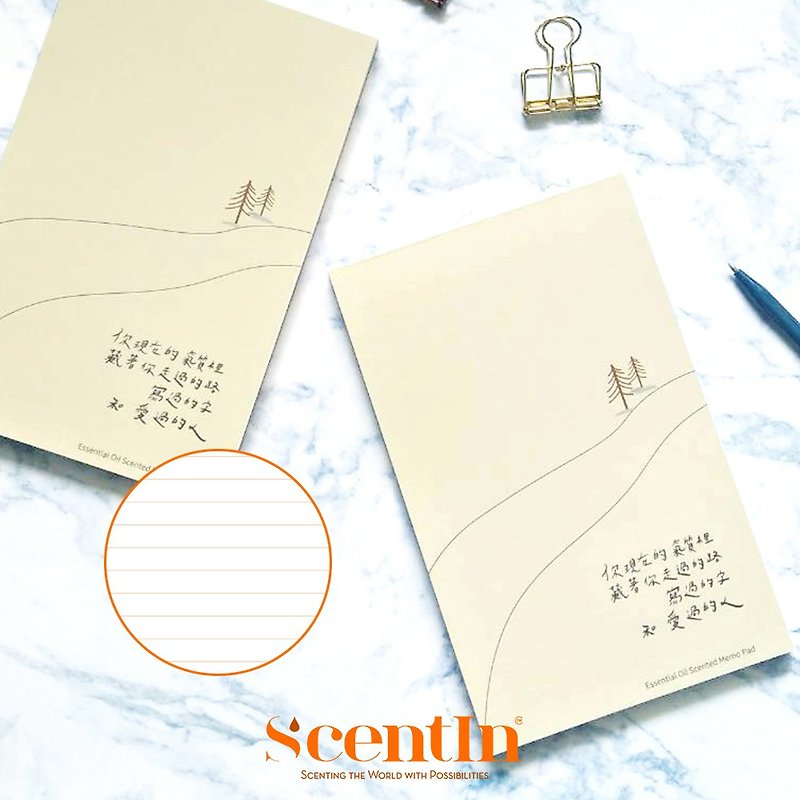 Scented Note - Notebooks & Journals - Paper White