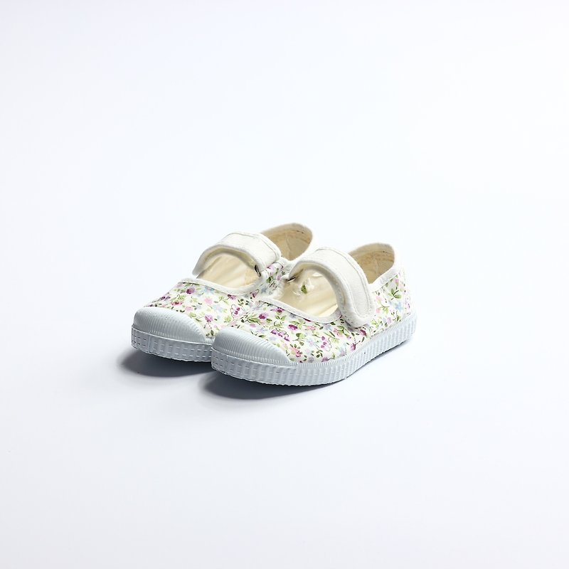 西班牙國民帆布鞋 CIENTA 76999 05白色 幼童、小童尺寸 - 童裝鞋 - 棉．麻 白色