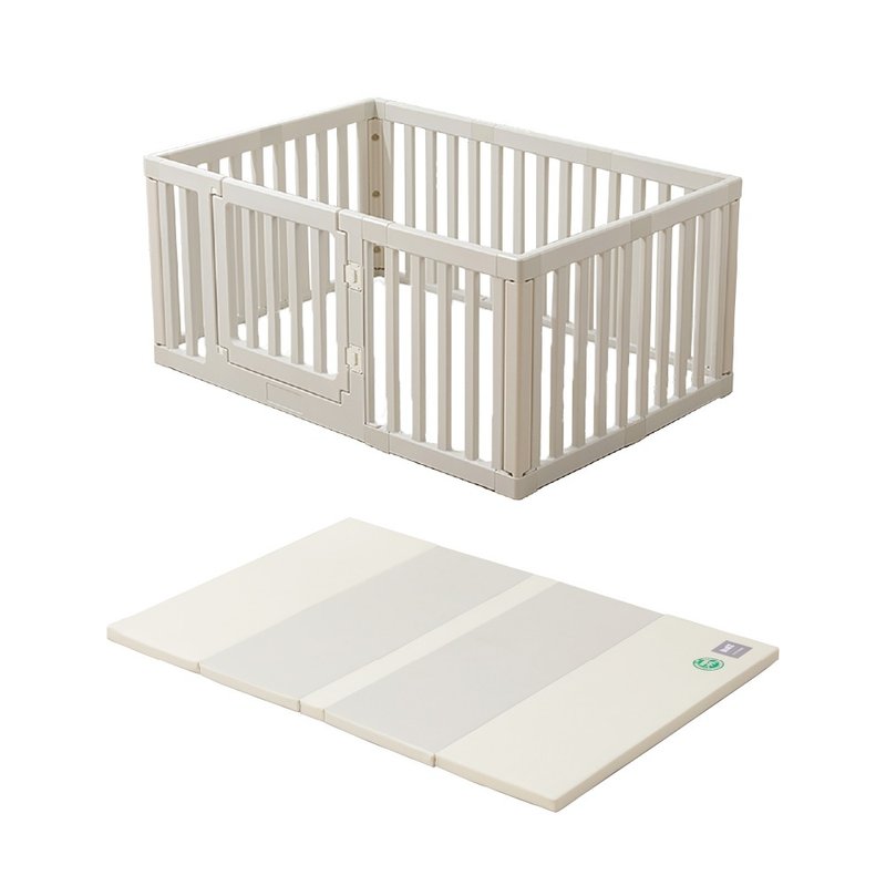 韓風兒童遊戲樂園 100x150+地墊組合 嬰兒寶寶家具 育兒防護保護 - 兒童家具 - 其他材質 