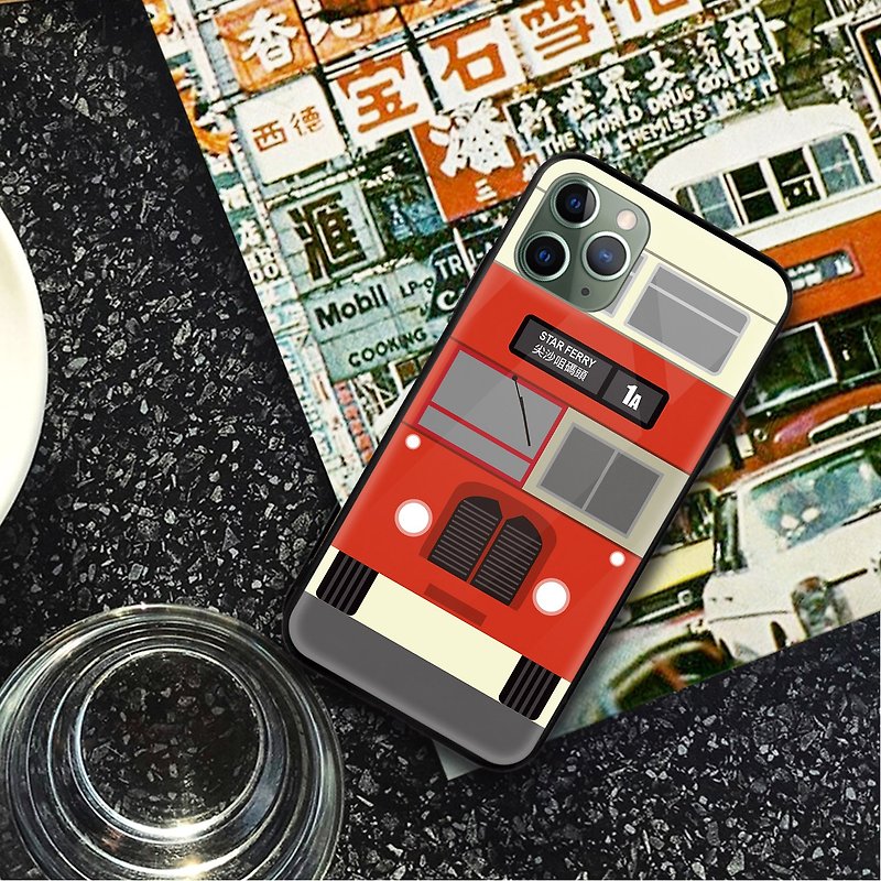 香港KMB九巴士丹拿A型熱狗巴1960s亮面手機殼iPhone14三星PCAM88C - 手機殼/手機套 - 塑膠 咖啡色