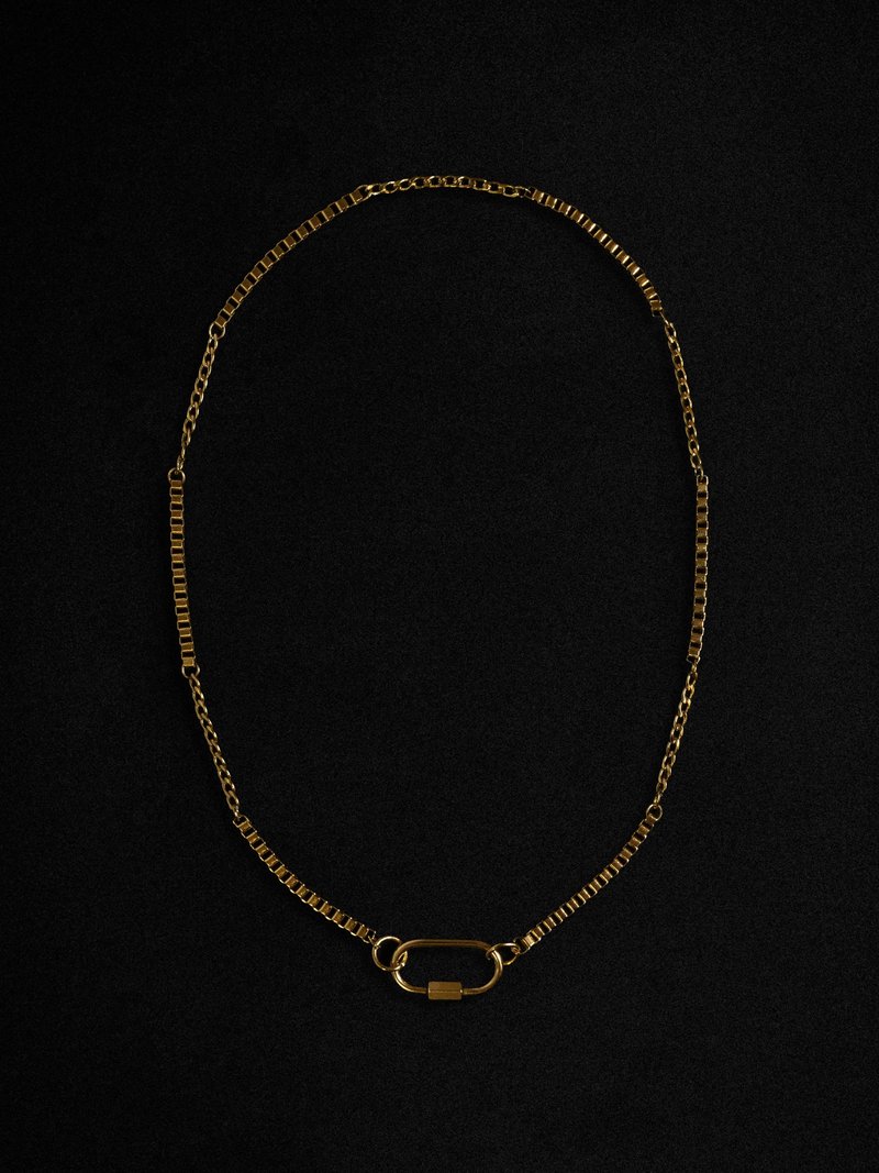 YARD YARN — Miri Necklace - 項鍊 - 不鏽鋼 金色