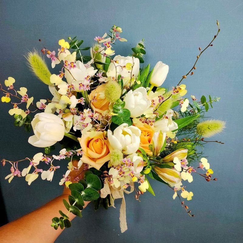 Natural style flower bouquet bridal bouquet/bouquet/can be picked up by yourself (pictures are for reference only, subject to demand) - ตกแต่งต้นไม้ - พืช/ดอกไม้ 