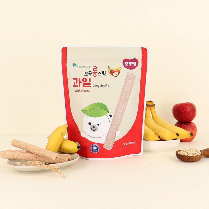 [New product launched!!] Korean Dad’s Pastoral Diary-Ruyi Golden Hoop Rice Sticks - ขนมคบเคี้ยว - อาหารสด 