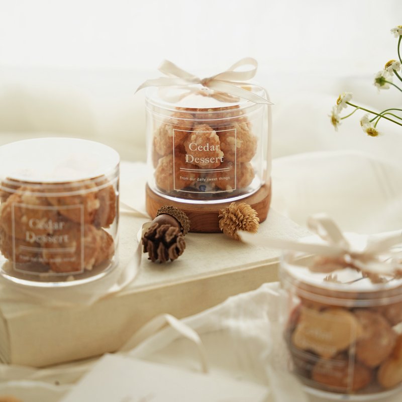 [Wedding souvenirs] Elegant pearl jar | Pearl brittle puffs | Stylish biscuits | Table gifts - คุกกี้ - อาหารสด 