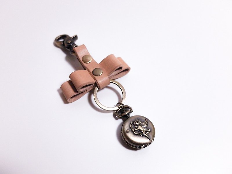 Bow Tie Keychain with Angle Watch - Shop Rou Rou Keychains - Pinkoi