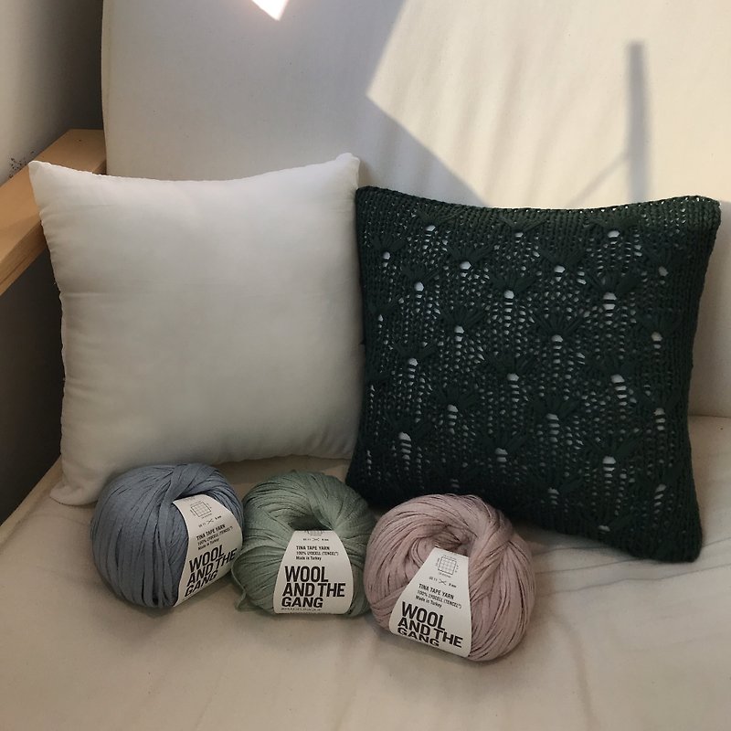 Knitting Kit #15 Dandelion Pillow - เย็บปัก/ถักทอ/ใยขนแกะ - ผ้าฝ้าย/ผ้าลินิน 
