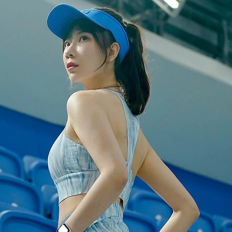 50% off [ISW] Multicolor Sports Top Hat - Blue Tennis Cap - หมวก - ผ้าฝ้าย/ผ้าลินิน สีส้ม