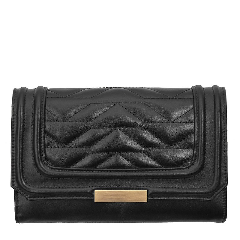 SUBVERSIVE Clutch Black/Black - Clutch Bags - Genuine Leather Black