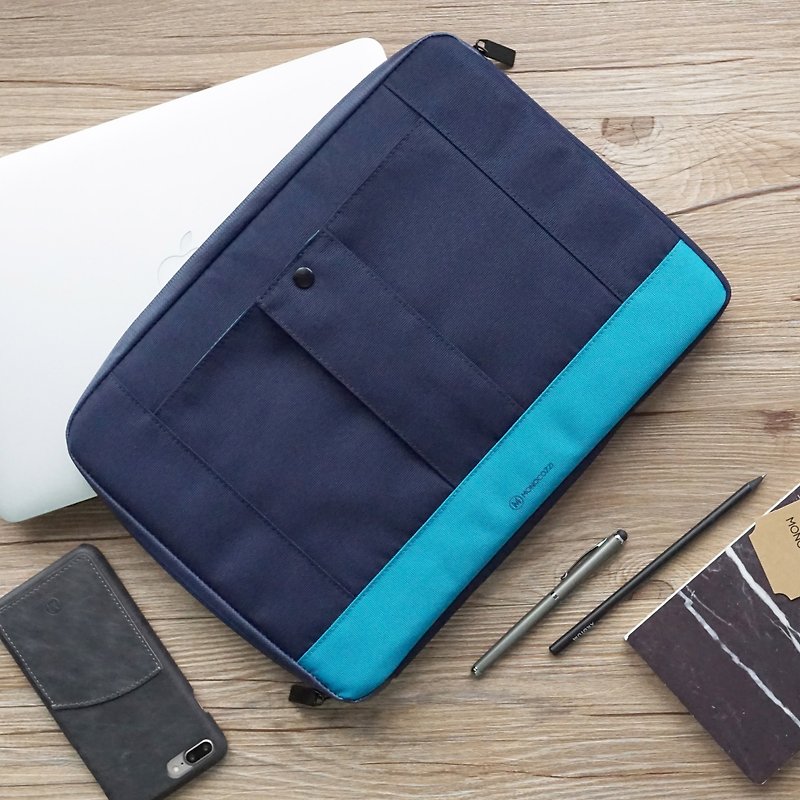 GRITTY | SLEEVE FOR MACBOOK AIR 11" / MACBOOK 12" - BLUE - Tablet & Laptop Cases - Other Materials Blue