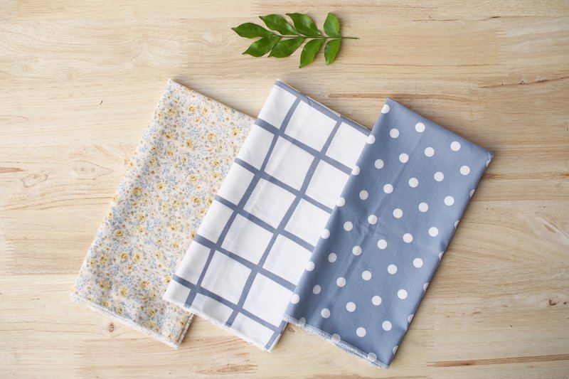 Handmade cotton scarf/headband (3 pieces in 1 set) - 絲巾 - 棉．麻 多色
