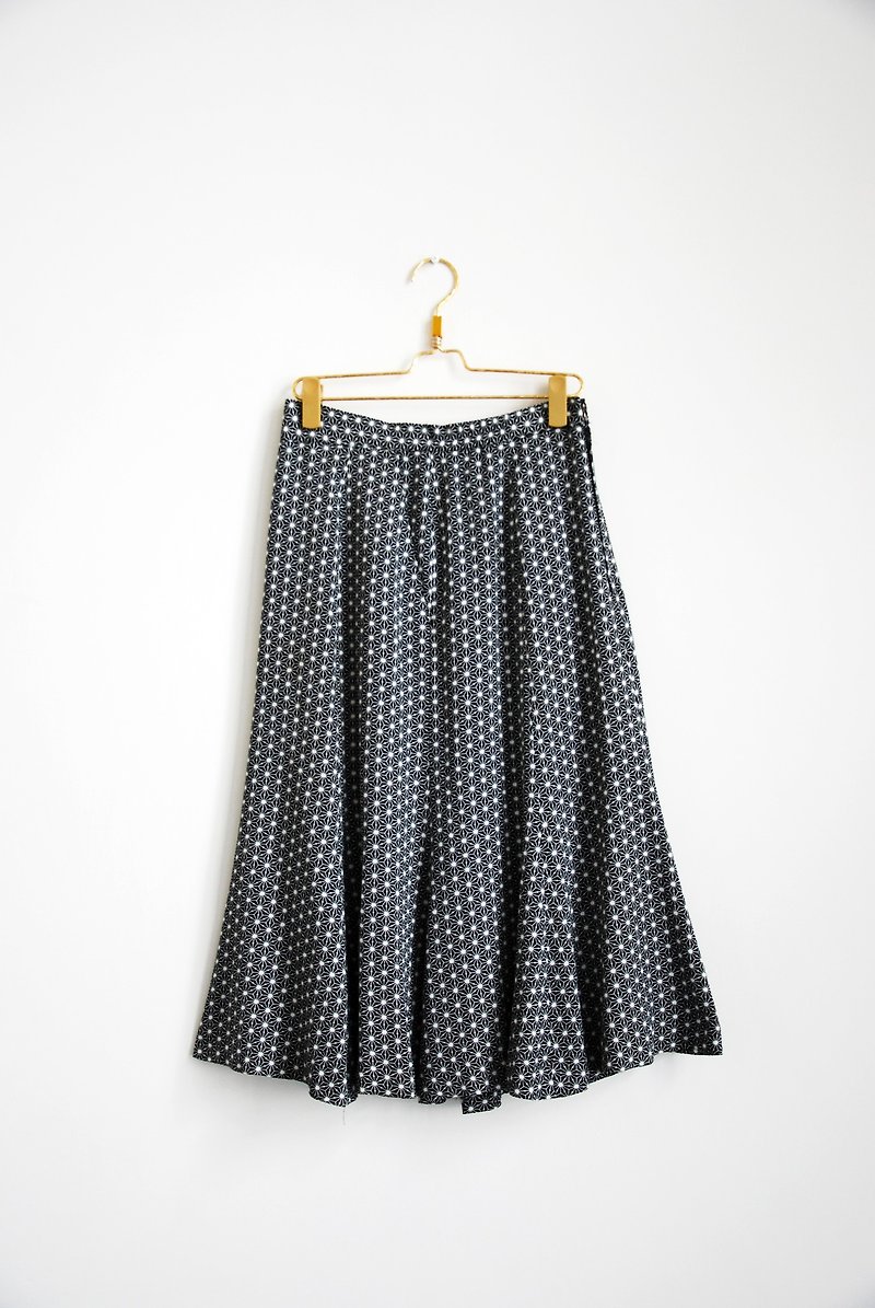 Vintage Japanese print dress - Skirts - Other Materials 