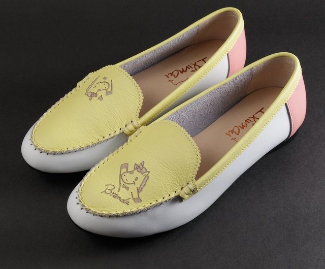 ILIMAI Brenda Simple Loafers Mani Yellow