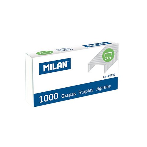 MILAN 西班牙百年經典文具 MILAN 省力事務釘書機 釘書針