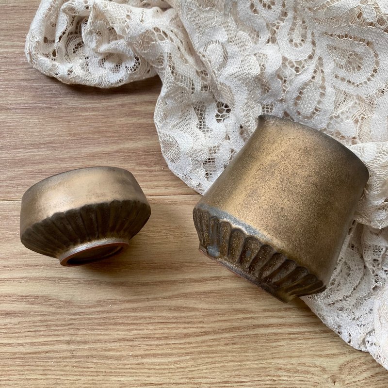 【世界にひとつ】あなただけの酒器セット - 酒杯/酒器 - 陶 金色
