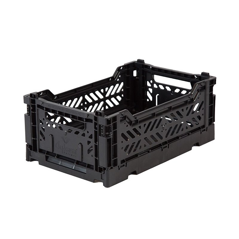 Turkey Aykasa Folding Storage Basket (S)-Black - กล่องเก็บของ - พลาสติก 