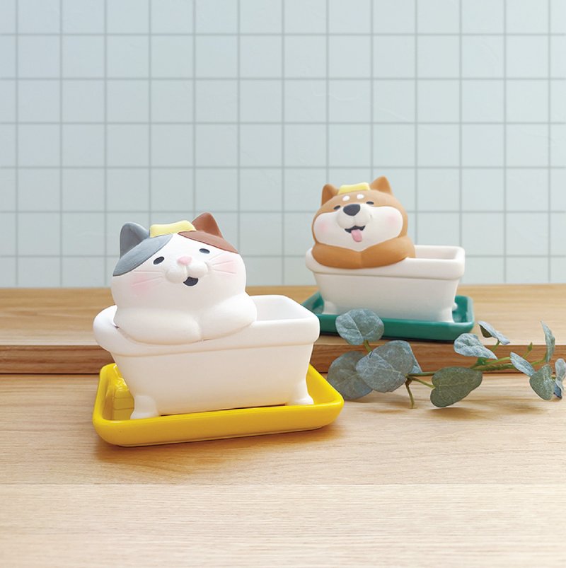 日本Decole 自然氣化加濕器 - 泡澡時光 - 擺飾/家飾品 - 陶 多色