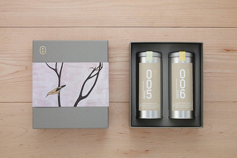 Museum Limited Edition Changyu Sanyu Binary Box / Taste Optional - Tea - Paper Gray