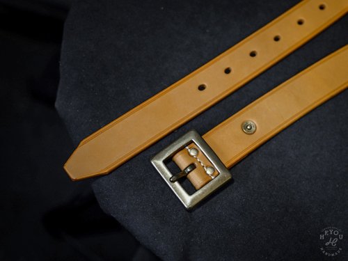 HEYOU Art&Craft Department Classic Narrow Belt 窄版皮革腰帶