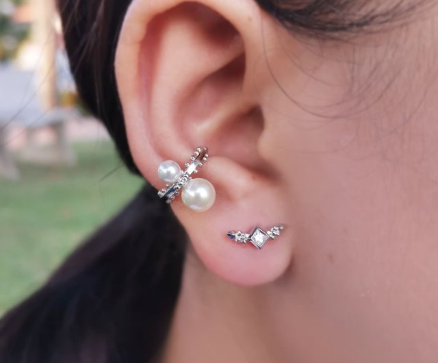 swarovski conch earrings