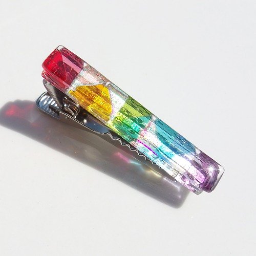 Happy Glass Caprice 【Rainbow】【Special】カクテルガラス(かくてる【虹】)ネクタイピン【受注制作】