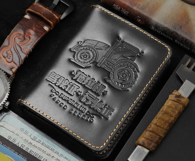 Crazy Horse Leather Wallet Card Holder