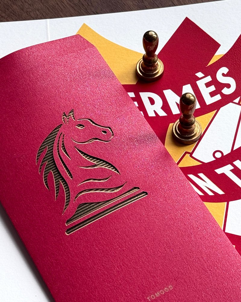 馬年棋逢對手_ 創意紅包袋 馬年紅包袋 -1入/組 - 利是封/揮春 - 紙 紅色