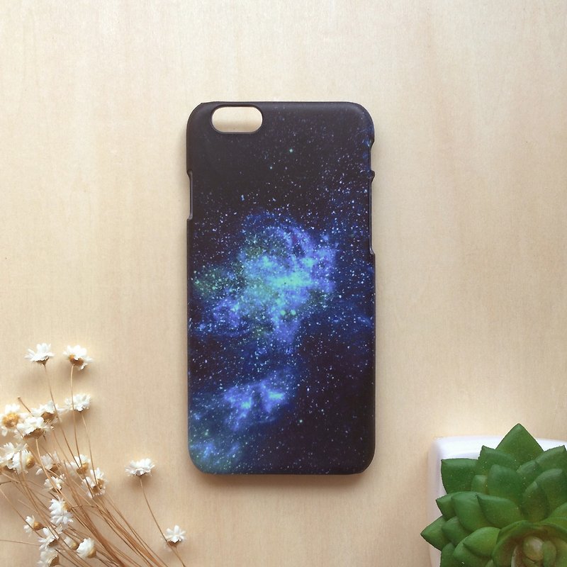 Blue-Purple and Green Galaxy. Matte Case( iPhone, HTC, Samsung, Sony, LG, OPPO) - Phone Cases - Plastic Blue
